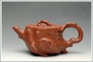 紫砂壶图片：降坡泥 全手喜上眉梢 舞动神韵 - 宜兴紫砂壶网