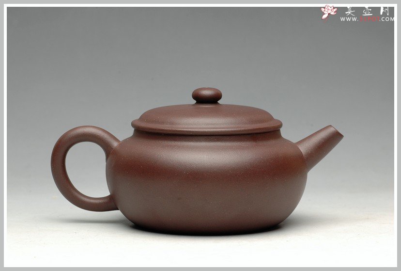 紫砂壶图片：老紫泥 杀茶利器 摹古之作 全手涌泉 - 宜兴紫砂壶网