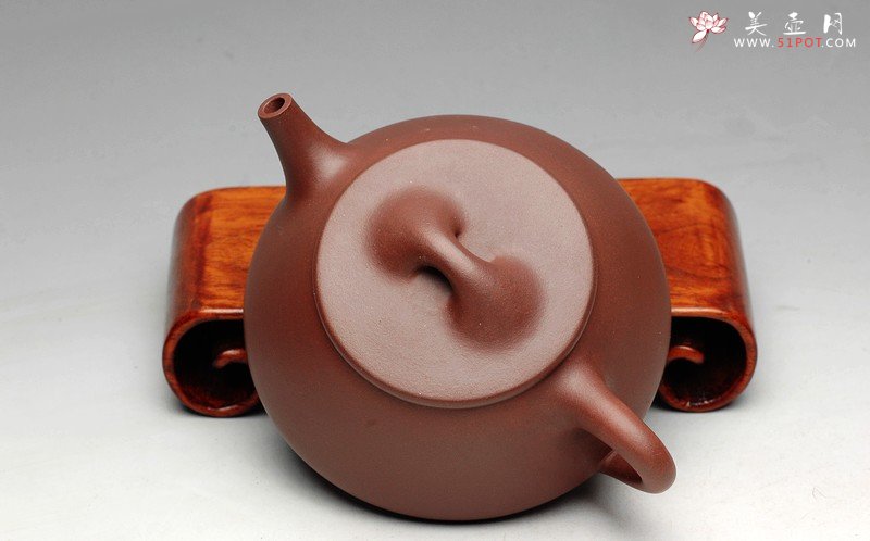 紫砂壶图片：器形周正 饱满精神  全手中石瓢 - 宜兴紫砂壶网