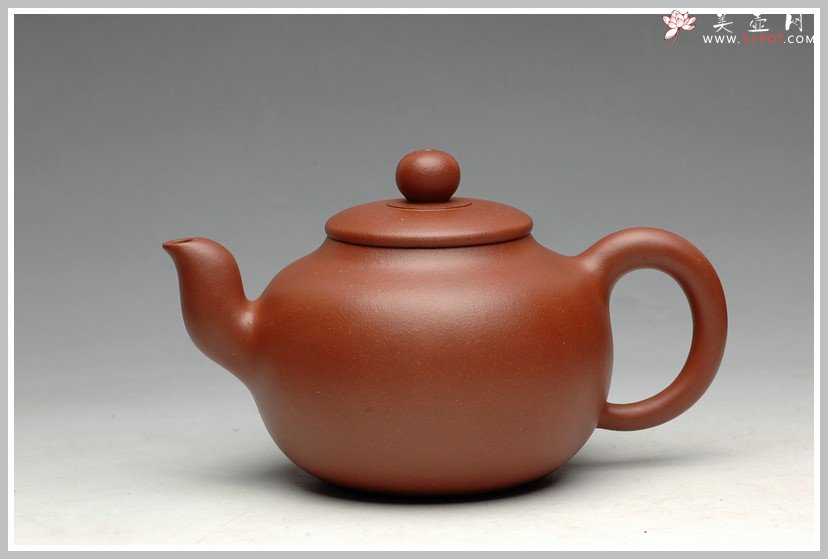 紫砂壶图片：优质地槽青泥色温润可人 道洪风格  全手珠韵 - 宜兴紫砂壶网