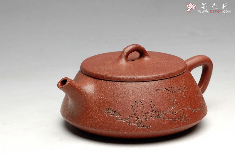 紫砂壶图片：桃花泥 实用佳器 石铫 - 宜兴紫砂壶网