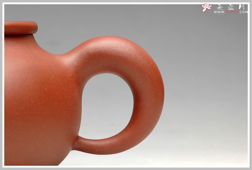 紫砂壶图片： 道洪风格  器形饱满 非常纯的地槽青 全手鼎珠 - 宜兴紫砂壶网