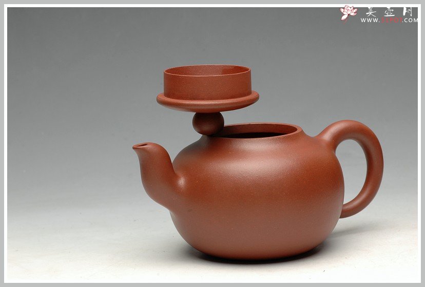 紫砂壶图片：优质地槽青泥色温润可人 道洪风格  全手珠韵 - 宜兴紫砂壶网