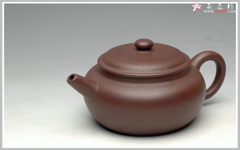 紫砂壶图片：老紫泥 杀茶利器 摹古之作 全手涌泉 - 宜兴紫砂壶网