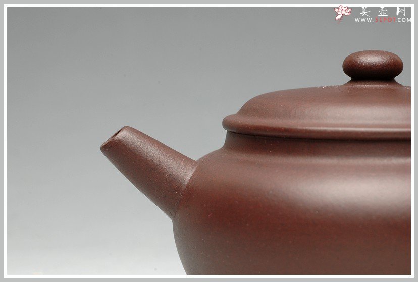 紫砂壶图片：老紫泥 杀茶利器 摹古之作 全手涌泉 - 宜兴紫砂壶网