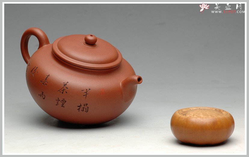 紫砂壶图片：温润如玉 阴阳顿挫 全手儒君 - 宜兴紫砂壶网