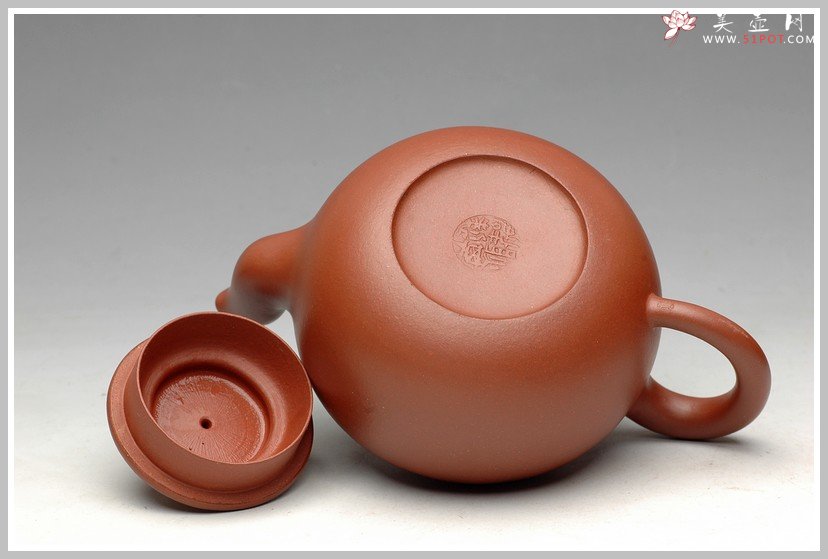 紫砂壶图片：优质地槽青泥色温润可人 道洪风格  全手珠韵 - 宜兴紫砂壶网