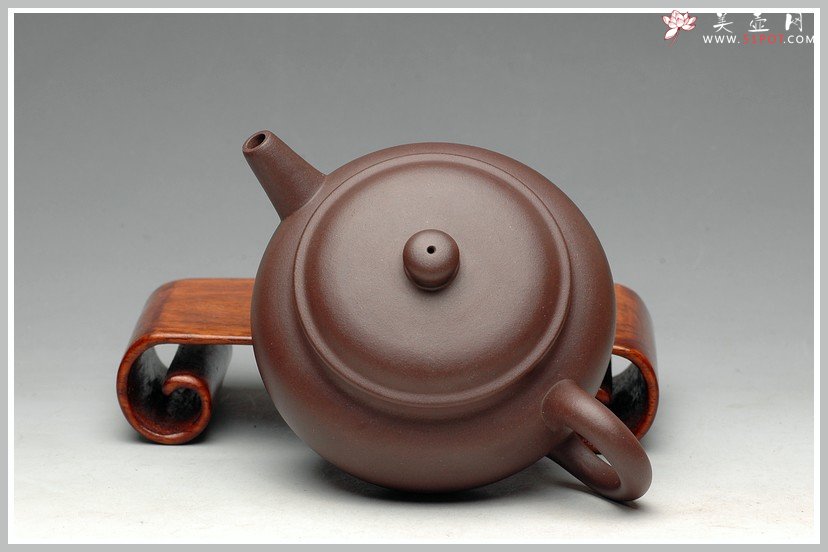 紫砂壶图片：老紫泥 杀茶利器 摹古之作 全手涌泉 - 宜兴紫砂壶网