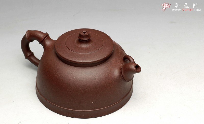 紫砂壶图片：沉稳 实用花货 新品刚竹 居不可无竹 - 宜兴紫砂壶网