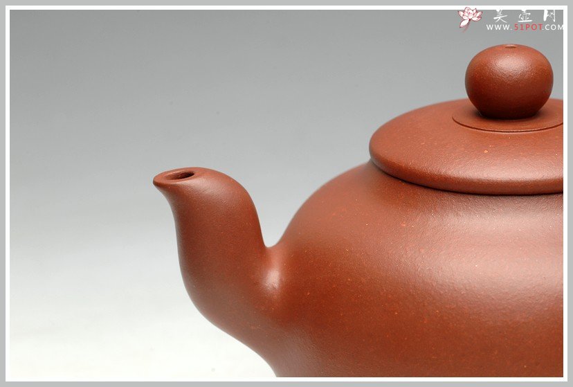 紫砂壶图片：优质地槽青泥色温润可人 道洪风格  全手珠韵 - 宜兴紫砂壶网