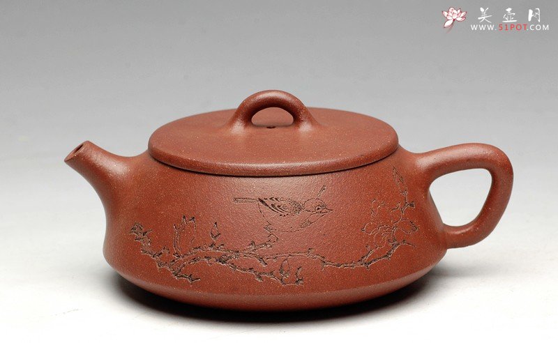 紫砂壶图片：桃花泥 实用佳器 石铫 - 宜兴紫砂壶网