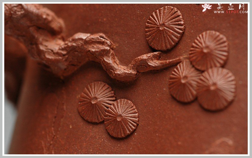 紫砂壶图片：花器实力派 辛卯年作品 精品松桩 细品 - 宜兴紫砂壶网