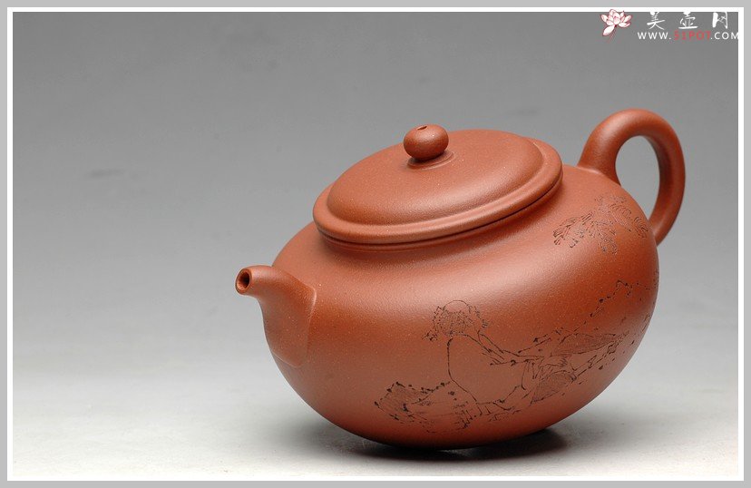 紫砂壶图片：温润如玉 阴阳顿挫 全手儒君 - 宜兴紫砂壶网