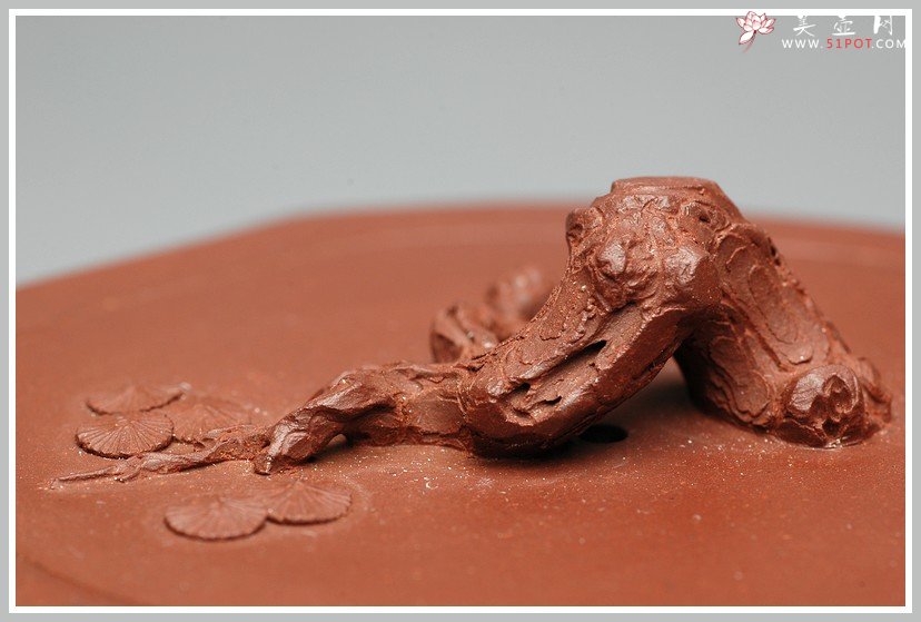 紫砂壶图片：花器实力派 辛卯年作品 精品松桩 细品 - 宜兴紫砂壶网