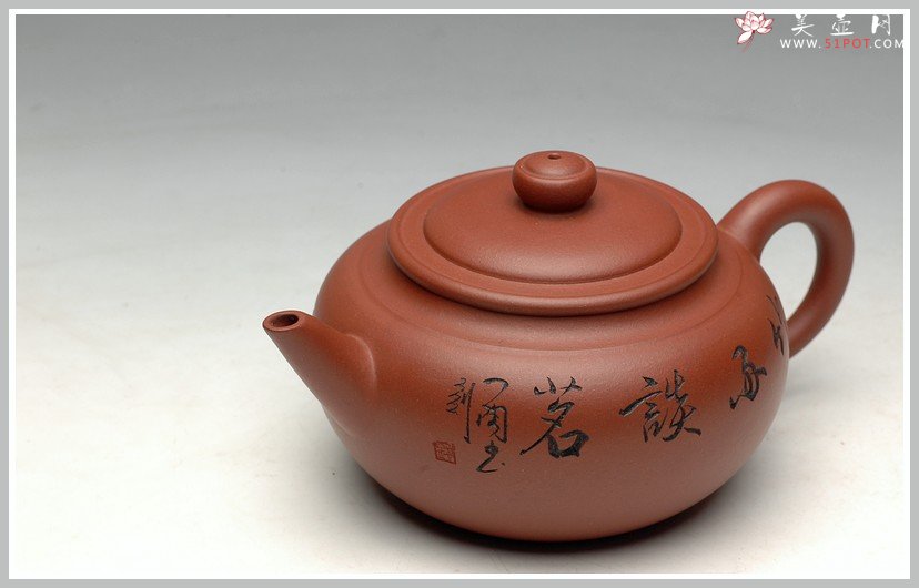 紫砂壶图片：实用佳品 杀茶利器-线韵 - 宜兴紫砂壶网