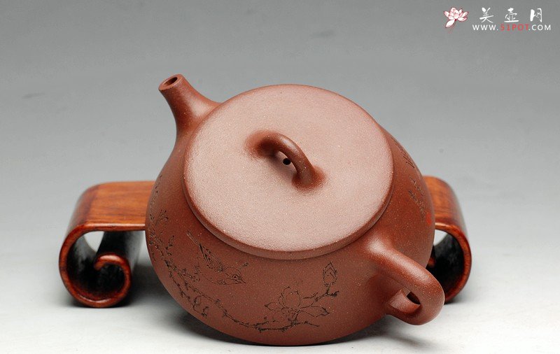 紫砂壶图片：桃花泥 实用佳器 石铫 - 宜兴紫砂壶网