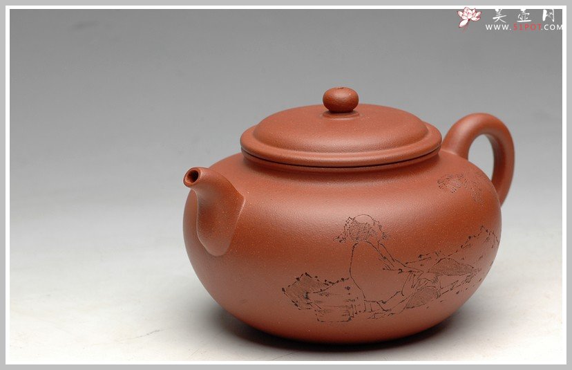 紫砂壶图片：温润如玉 阴阳顿挫 全手儒君 - 宜兴紫砂壶网