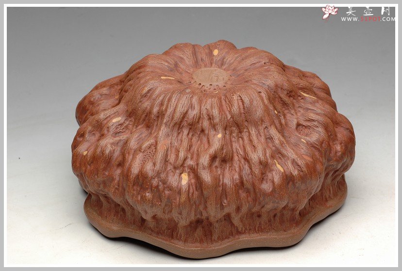 紫砂壶图片：刘景 全手 新莲蓬水洗 水盂 - 宜兴紫砂壶网