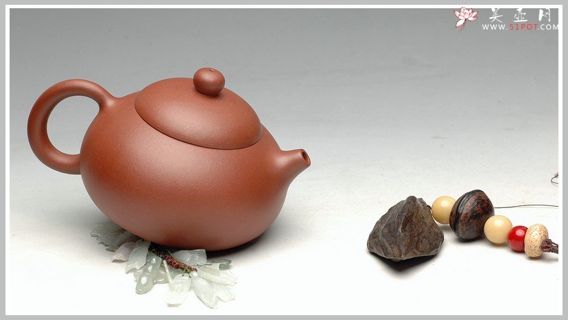 紫砂壶图片：非常纯的地槽青 爱不释手 全手扁西施 - 宜兴紫砂壶网