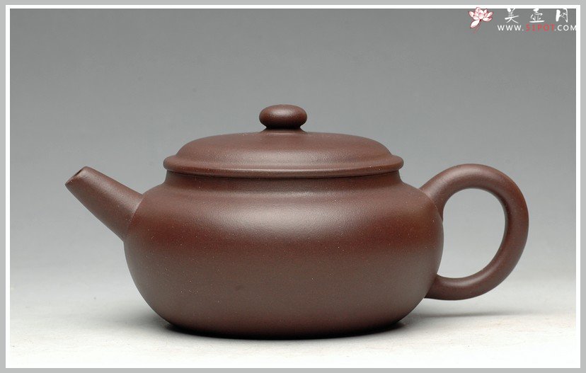 紫砂壶图片：老紫泥 杀茶利器 摹古之作 全手涌泉 - 宜兴紫砂壶网