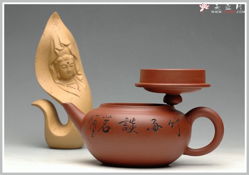 紫砂壶图片：实用佳品 杀茶利器-线韵 - 宜兴紫砂壶网