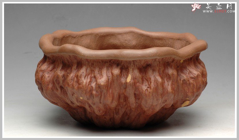 紫砂壶图片：刘景 全手 新莲蓬水洗 水盂 - 宜兴紫砂壶网