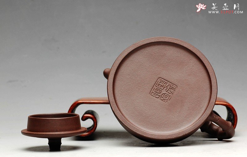 紫砂壶图片：沉稳 实用花货 新品刚竹 居不可无竹 - 宜兴紫砂壶网