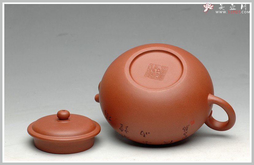 紫砂壶图片：温润如玉 阴阳顿挫 全手儒君 - 宜兴紫砂壶网