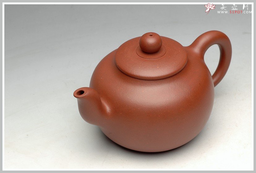 紫砂壶图片：优质地槽青泥色温润可人 道洪风格  全手珠韵 - 宜兴紫砂壶网