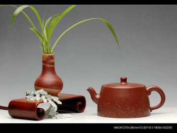 紫砂壶图片：周洪彬 经典代表作 风花雪月 - 宜兴紫砂壶网