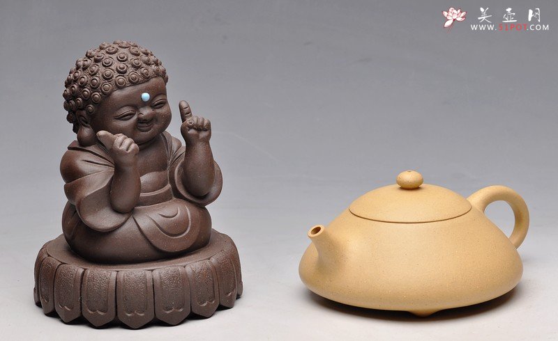 紫砂壶图片：非常漂亮的老本山段 仅此一把 西施瓢 - 宜兴紫砂壶网