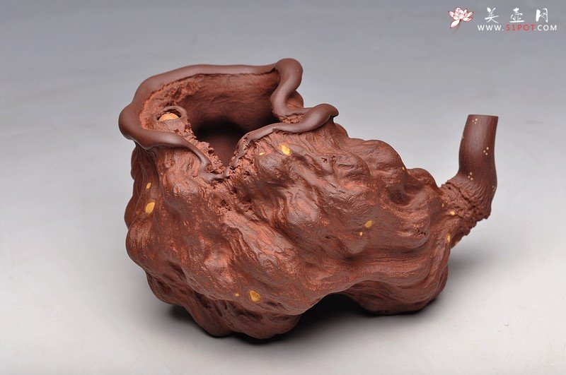 紫砂壶图片：刘景 莲蓬大公道之二 套组 1公道4杯 - 宜兴紫砂壶网