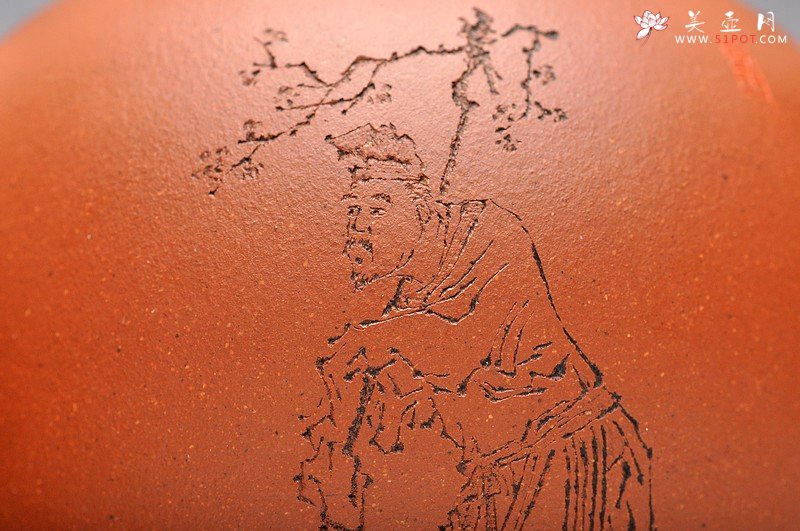 紫砂壶图片：美人醉 醉美人 迷人降坡泥 国助和石摹海派三任之任薰 高士 - 宜兴紫砂壶网