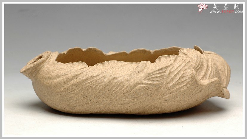 紫砂壶图片：白菜 百财 优质芝麻段 烟灰缸 水仙盆 - 宜兴紫砂壶网