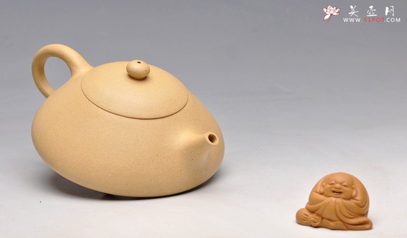 紫砂壶图片：非常漂亮的老本山段 仅此一把 西施瓢 - 宜兴紫砂壶网