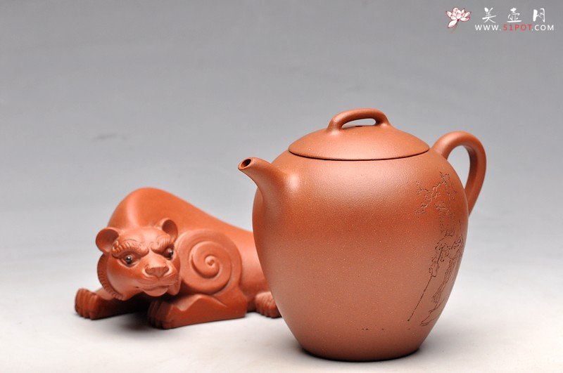 紫砂壶图片：美人醉 醉美人 迷人降坡泥 国助和石摹海派三任之任薰 高士 - 宜兴紫砂壶网