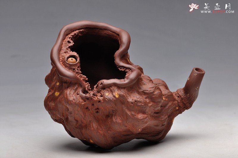 紫砂壶图片：刘景 莲蓬大公道之二 套组 1公道4杯 - 宜兴紫砂壶网