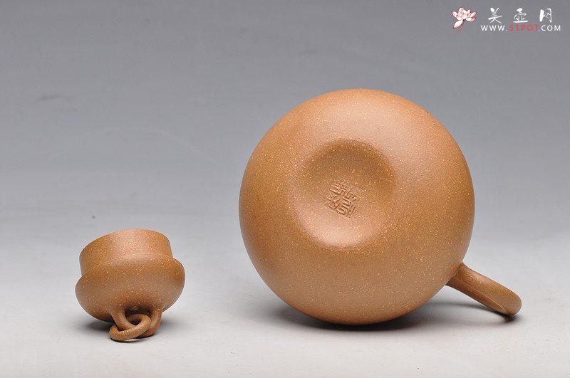 紫砂壶图片：福禄 高葫芦 田园情趣 国助工 - 宜兴紫砂壶网