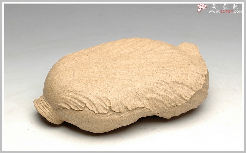 紫砂壶图片：白菜 百财 优质芝麻段 烟灰缸 水仙盆 - 宜兴紫砂壶网