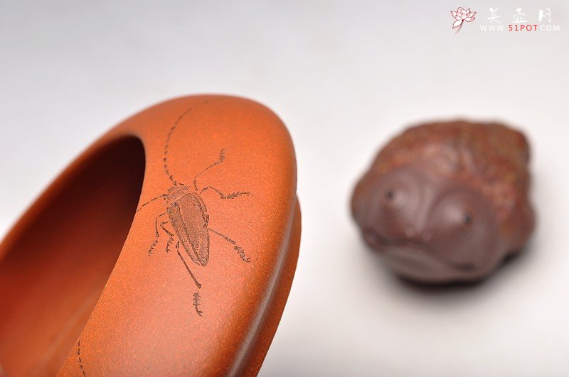 紫砂壶图片：天水牛 生动形象 文玩杂项 手工精品笔洗 - 宜兴紫砂壶网