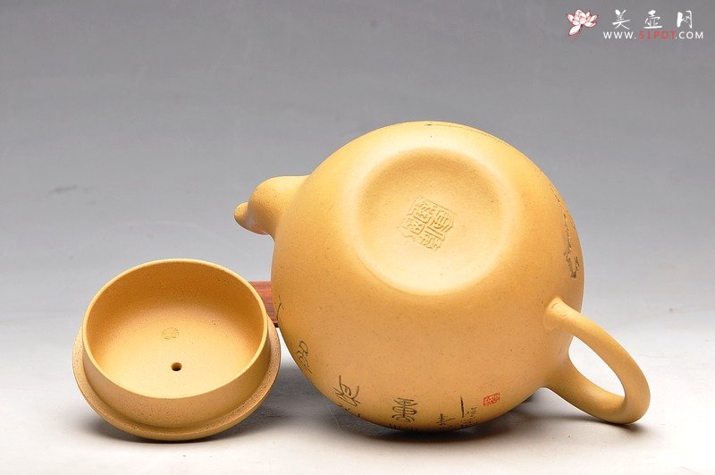 紫砂壶图片：线条流畅 灵动大品 福缘 布袋佛 - 宜兴紫砂壶网