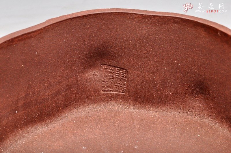 紫砂壶图片：优质全手工松梅情深水洗套组，推荐 - 宜兴紫砂壶网