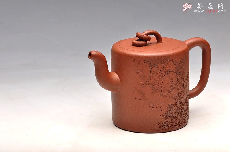 紫砂壶图片：李彦雄老师助兴装饰 余味自品 嵌盖实力 全手夙慧 双圈 - 宜兴紫砂壶网