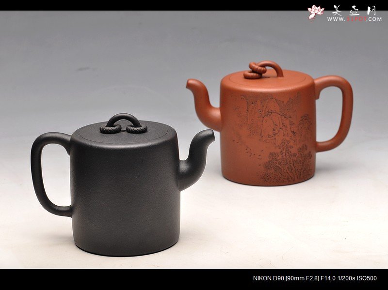 紫砂壶图片：李彦雄老师助兴装饰 余味自品 嵌盖实力 全手夙慧 双圈 - 宜兴紫砂壶网