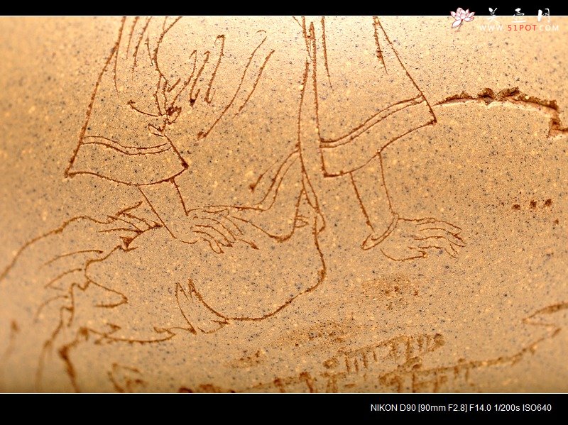 紫砂壶图片：古朴 可爱 线条流畅 小家碧玉  实用赏玩小文旦 - 宜兴紫砂壶网