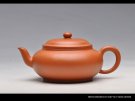 紫砂壶图片：典雅优美 优质朱泥 全手工三弯宫灯 - 宜兴紫砂壶网