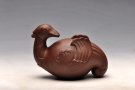 紫砂壶图片：水滴 茶宠 雕塑  天鸡 - 宜兴紫砂壶网