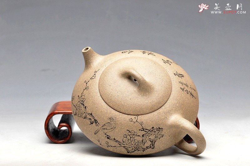 紫砂壶图片：老段泥 饱满可爱 合欢 实用佳器 - 宜兴紫砂壶网