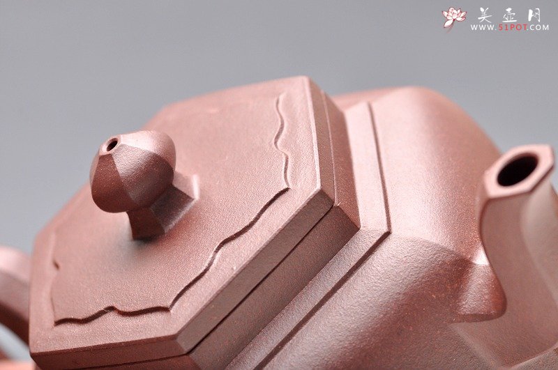 紫砂壶图片：俊雅遗风 工精实力新品 全手小步步高登 实用 - 宜兴紫砂壶网