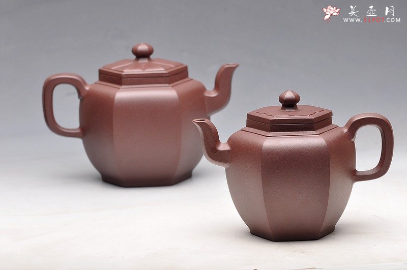 紫砂壶图片：俊雅遗风 工精实力新品 全手小步步高登 实用 - 宜兴紫砂壶网